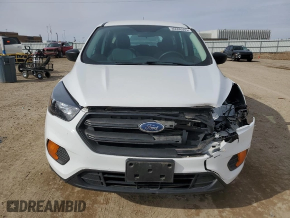 2018 Ford Escape S with VIN 1FMCU0F70JUC60202, listed as a Copart auction lot 46696365 with 97,236 mi miles and Salvage Title. Bid and sale history available at carsss.com. Image 5.
