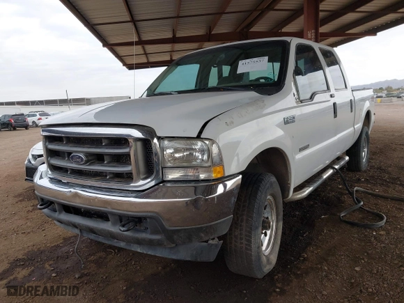 2004 Ford Super Duty F-250 XL with VIN 1FTNW21P04EA45282, listed as a IAAI auction lot 41575537 with 189,330 mi miles. Bid and sale history available at carsss.com. Image 17.