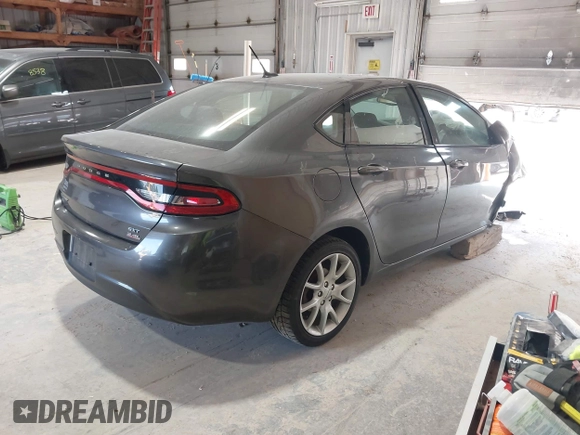 2014 Dodge Dart SXT with VIN 1C3CDFBBXED732613, listed as a IAAI auction lot 42550372 with 69,732 mi miles and . Bid and sale history available at DreamBid. Image 4.