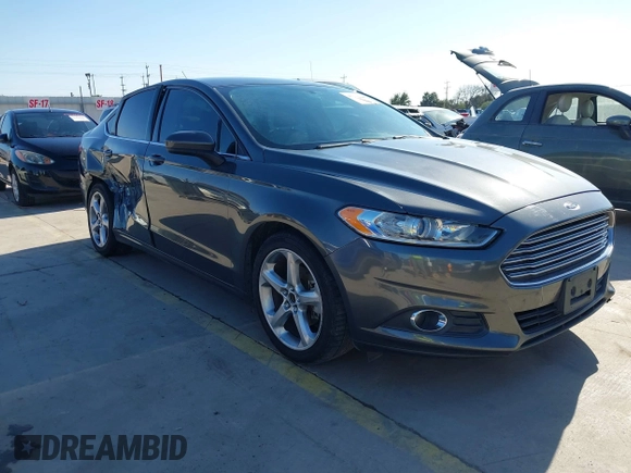 2016 Ford Fusion S with VIN 3FA6P0G70GR245860, listed as a IAAI auction lot 41208849 with 123,565 mi miles. Bid and sale history available at carsss.com. Image 1.