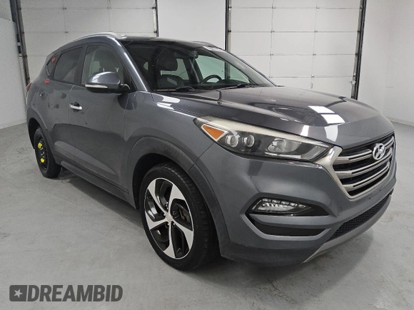 2016 Hyundai Tucson Limited z VIN KM8J3CA20GU166739, wystawiony jako Copart lot #57788505 z przebiegiem 88 280 mil mil oraz Czysty tytuł • Clean title. Historia ofert i sprzedaży dostępna na DreamBid. Obrazek 4.