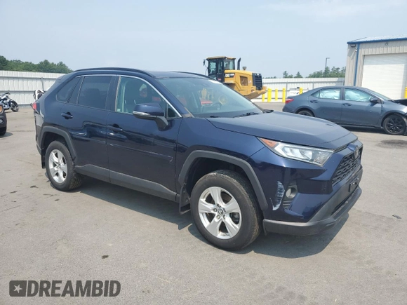 2019 Toyota RAV4 with VIN ME7796, listed as a Copart auction lot 63487955 with 39,466 mi miles and Salvage title. Bid and sale history available at DreamBid. Image 4.
