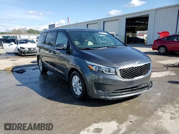 2016 Kia Sedona LX with VIN KNDMB5C16G6194683, listed as a Copart auction lot 47828165 with 155,320 mi miles and Salvage Title. Bid and sale history available at carsss.com. Image 15.