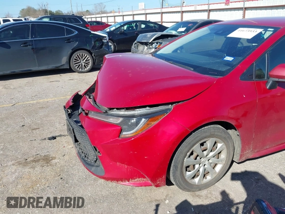 2020 Toyota Corolla LE with VIN JTDEPRAE1LJ083405, listed as a IAAI auction lot 41673933 with 103,222 mi miles. Bid and sale history available at carsss.com. Image 6.