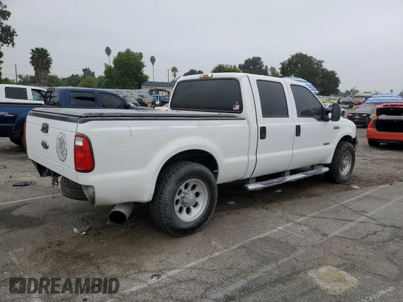 2007 Ford Super Duty F-250 XL with VIN 1FTSW20P57EA93773, listed as a Copart auction lot 74329794 with 275,807 mi miles and Salvage Title. Bid and sale history available at carsss.com. Image 3.
