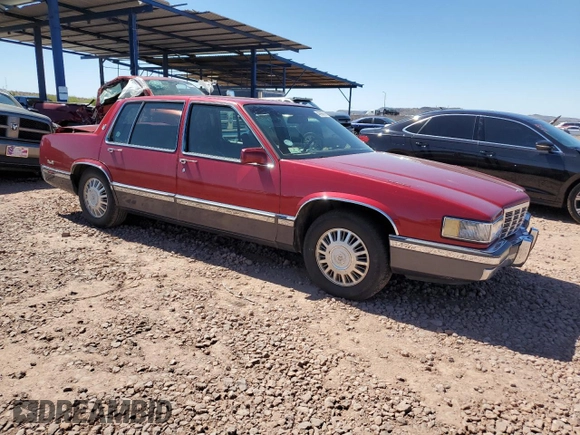 1991 Cadillac DeVille z VIN 1G6CD53B8M4347542, wystawiony jako Copart lot #48966595 z przebiegiem 153 152 mil mil oraz Szkoda całkowita • Salvage title. Historia ofert i sprzedaży dostępna na DreamBid. Obrazek 4.