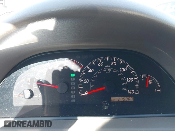 2006 Toyota Camry LE z VIN 4T1BF32K16U118594, wystawiony jako IAAI lot #41558030 z przebiegiem 275 360 mil mil oraz . Historia ofert i sprzedaży dostępna na DreamBid. Obrazek 7.