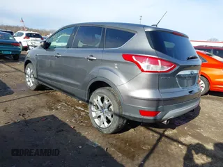 2013 Ford Escape SEL with VIN 1FMCU9H92DUA24934, listed as a IAAI auction lot 41832566 with 124,705 mi miles. Bid and sale history available at carsss.com. Image 3.