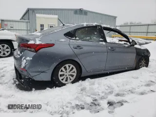 2018 Hyundai Accent SEL with VIN 3KPC24A3XJE020966, listed as a Copart auction lot 81124754 with 0 mi miles and Non Repairable. Bid and sale history available at carsss.com. Image 3.