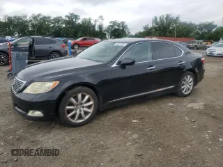 2008 Lexus LS 460 with VIN JTHBL46F485059066, listed as a Copart auction lot 64803835 with 198,520 mi miles and Salvage title. Bid and sale history available at DreamBid. Image 1.