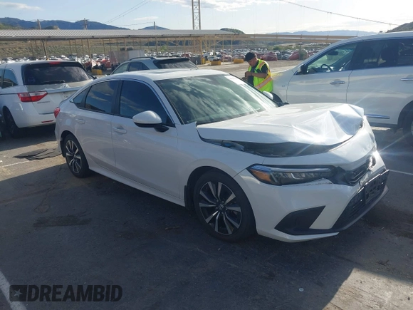 2023 Honda Civic EX z VIN 2HGFE1F78PH314024, wystawiony jako IAAI lot #41949941 z przebiegiem 33 998 mil mil oraz . Historia ofert i sprzedaży dostępna na DreamBid. Obrazek 1.