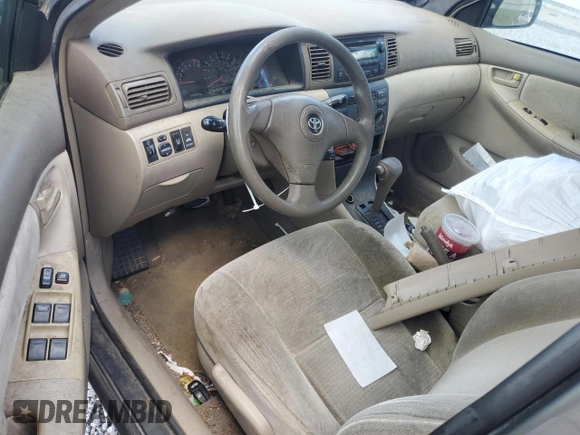 2008 Toyota Corolla CE with VIN 1NXBR32E58Z008488, listed as a Copart auction lot 55765715 with 244,329 mi miles and Clean Title. Bid and sale history available at DreamBid. Image 8.