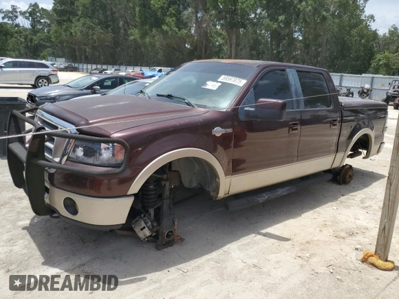 2008 Ford F-150 XLT z VIN 1FTPW14V88KC78122, wystawiony jako Copart lot #59597875 z przebiegiem 159 120 mil mil oraz Czysty tytuł • Clean title. Historia ofert i sprzedaży dostępna na DreamBid. Obrazek 1.