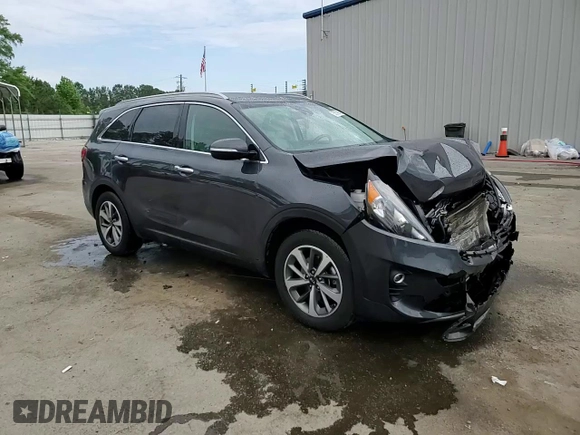 2019 Kia Sorento EX Sport with VIN 5XYPH4A52KG453042, listed as a Copart auction lot 55679945 with 75,269 mi miles and Salvage title. Bid and sale history available at DreamBid. Image 15.