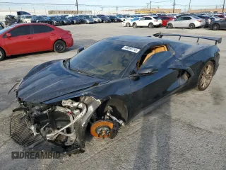 2023 Chevrolet Corvette 3LT z VIN 1G1YC3D41P5141299, wystawiony jako Copart lot #48869715 z przebiegiem 9503 mil mil oraz Szkoda całkowita • Salvage title. Historia ofert i sprzedaży dostępna na DreamBid. Obrazek 1.
