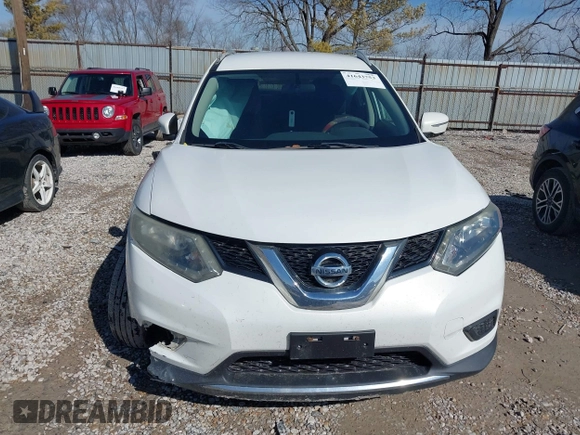 2014 Nissan Rogue SV with VIN 5N1AT2MV2EC767234, listed as a IAAI auction lot 41643753 with 182,355 mi miles. Bid and sale history available at carsss.com. Image 12.