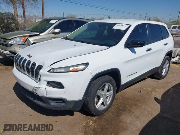 2016 Jeep Cherokee Altitude with VIN 1C4PJLAB2GW212337, listed as a IAAI auction lot 42148601 with 156,012 mi miles and . Bid and sale history available at DreamBid. Image 2.
