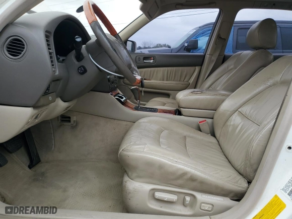1998 Lexus LS 400 Luxury Sdn with VIN JT8BH28F5W0130899, listed as a Copart auction lot 80589624 with 264,056 mi miles and Clean Title. Bid and sale history available at carsss.com. Image 7.