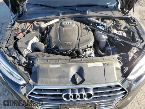 2018 Audi A5 Sportback Premium Plus with VIN WAUBNCF57JA113127, listed as a Copart auction lot 46731393 with 22,266 mi miles. Bid and sale history available at carsss.com. Image 11.
