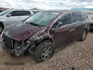 2013 Honda Odyssey EX z VIN 5FNRL5H46DB089437, wystawiony jako Copart lot #48888175 z przebiegiem 152 481 mil mil oraz Szkody całkowita. Historia ofert i sprzedaży dostępna na DreamBid. Obrazek 1.