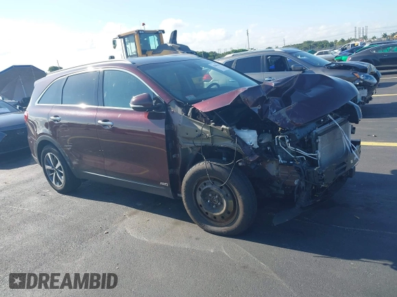 2019 Kia Sorento EX with VIN 5XYPHDA5XKG537867, listed as a IAAI auction lot 42290124 with 44,037 mi miles and . Bid and sale history available at DreamBid. Image 6.