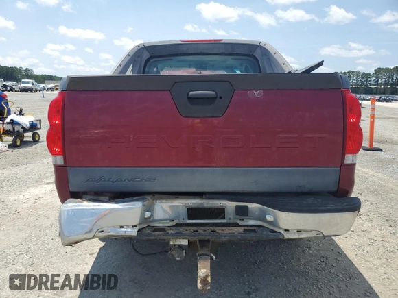 2004 Chevrolet Avalanche with VIN 3GNEC12T64G220083, listed as a Copart auction lot 59293665 with Not provided miles and Salvage title. Bid and sale history available at DreamBid. Image 6.