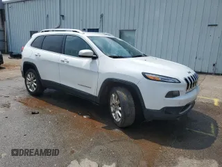2017 Jeep Cherokee Limited with VIN 1C4PJLDB1HW517907, listed as a Copart auction lot 62121185 with 219,757 mi miles and Salvage title. Bid and sale history available at DreamBid. Image 4.