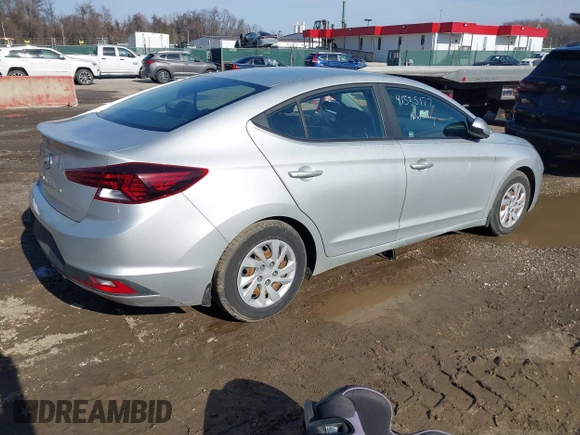 2019 Hyundai Elantra SE with VIN 5NPD74LF0KH466005, listed as a IAAI auction lot 41535177 with 39,385 mi miles and . Bid and sale history available at DreamBid. Image 4.