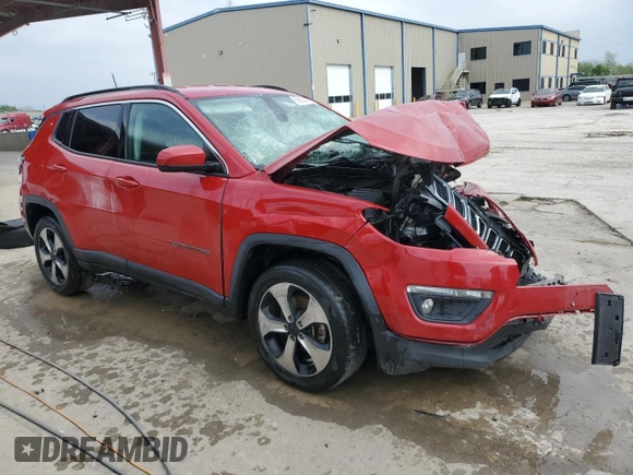 2018 Jeep Compass Latitude with VIN 3C4NJDBB1JT162555, listed as a Copart auction lot 50368155 with Not Provided miles and Clean Title. Bid and sale history available at DreamBid. Image 4.