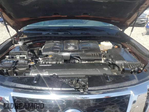 2018 Nissan Armada SL with VIN JN8AY2NC1J9557769, listed as a Copart auction lot 53961105 with 55,678 mi miles and Salvage Title. Bid and sale history available at carsss.com. Image 11.