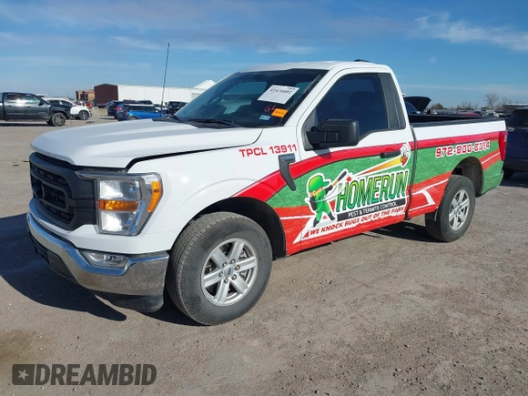 2022 Ford F-150 XL with VIN 1FTMF1CB7NKE00166, listed as a IAAI auction lot 41420402 with 65,941 mi miles. Bid and sale history available at carsss.com. Image 17.