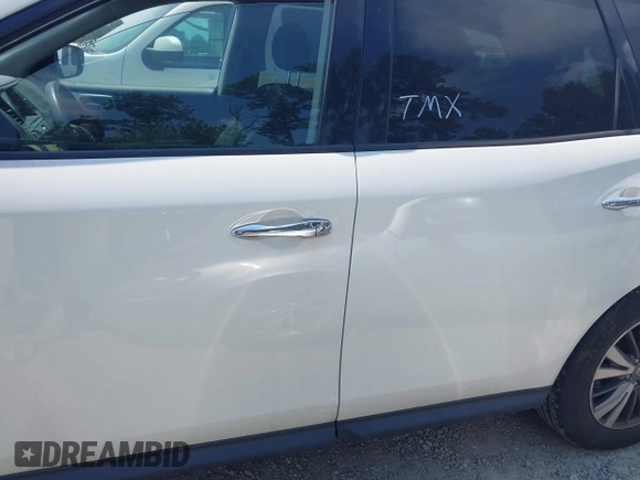 2020 Nissan Pathfinder S with VIN 5N1DR2AN9LC633091, listed as a IAAI auction lot 42595822 with 73,150 mi miles and . Bid and sale history available at DreamBid. Image 14.