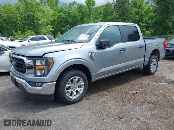 2023 Ford F-150 XL with VIN 1FTEW1C84PKD69454, listed as a IAAI auction lot 42087856 with 53,164 mi miles. Bid and sale history available at carsss.com. Image 17.