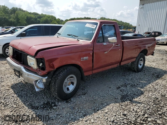 1987 Ford F-150 with VIN 1FTDF15Y9HNA25725, listed as a Copart auction lot 67257004 with 71,808 mi miles and Salvage Title. Bid and sale history available at carsss.com. Image 1.