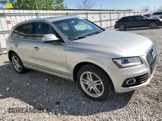 2015 Audi Q5 Premium Plus with VIN WA1LFAFP5FA035183, listed as a Copart auction lot 54483705 with 95,518 mi miles and Clean title. Bid and sale history available at DreamBid. Image 4.