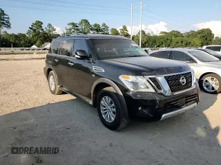 2017 Nissan Armada SV with VIN JN8AY2ND5H9004772, listed as a Copart auction lot 72124634 with 180,117 mi miles and Salvage Title. Bid and sale history available at carsss.com. Image 12.