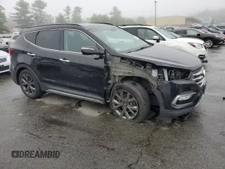 2018 Hyundai Santa Fe Ultimate z VIN 5XYZWDLA9JG516368, wystawiony jako Copart lot #60860805 z przebiegiem 122 070 mil mil oraz Szkoda całkowita • Salvage title. Historia ofert i sprzedaży dostępna na DreamBid. Obrazek 4.