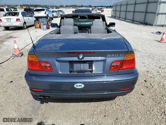2004 BMW 3 Series 330Ci with VIN WBABW53424PL44040, listed as a Copart auction lot 77695294 with 120,239 mi miles and Salvage Title. Bid and sale history available at carsss.com. Image 6.