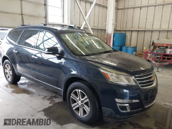 2015 Chevrolet Traverse LT with VIN 1GNKVGKDXFJ356467, listed as a IAAI auction lot 41954861 with 219,697 mi miles and . Bid and sale history available at DreamBid. Image 1.
