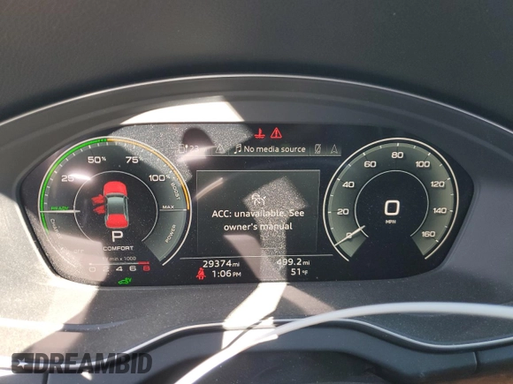 2022 Audi Q5 S line Prestige with VIN WA1F2AFY9N2077186, listed as a Copart auction lot 87294964 with 29,374 mi miles and Salvage Title. Bid and sale history available at carsss.com. Image 9.