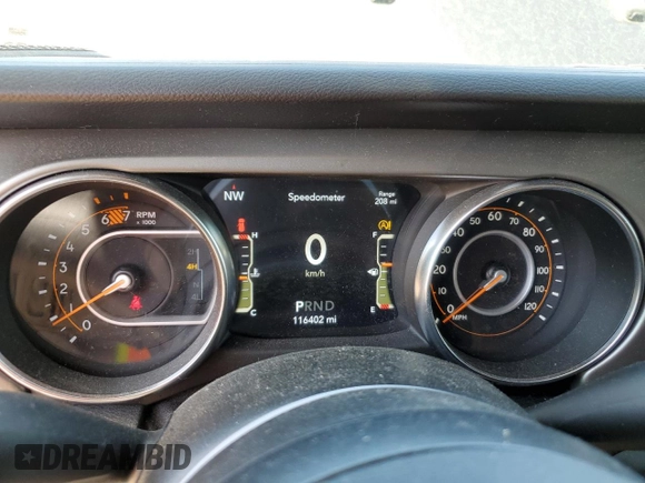 2021 Jeep Wrangler Unlimited Willys z VIN 1C4HJXDN9MW665660, wystawiony jako Copart lot #50406305 z przebiegiem 116 402 mil mil oraz Szkoda całkowita • Salvage title. Historia ofert i sprzedaży dostępna na DreamBid. Obrazek 9.
