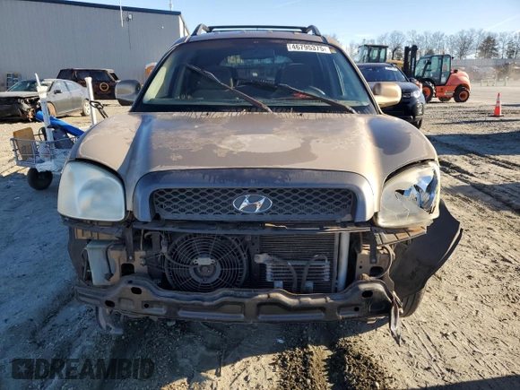 2004 Hyundai Santa Fe GLS with VIN KM8SC73E24U746430, listed as a Copart auction lot 46795375 with 167,697 mi miles and Salvage Title. Bid and sale history available at carsss.com. Image 5.