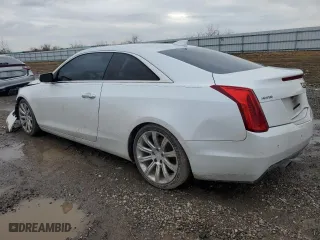 2016 Cadillac ATS Coupe Premium Collection RWD with VIN 1G6AF1RX3G0108781, listed as a Copart auction lot 42425215 with 137,116 mi miles and Salvage Title. Bid and sale history available at carsss.com. Image 2.