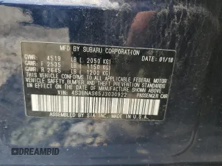2018 Subaru Legacy Sport with VIN 4S3BNAS65J3030922, listed as a Copart auction lot 57316464 with 107,025 mi miles and Salvage Title. Bid and sale history available at carsss.com. Image 12.