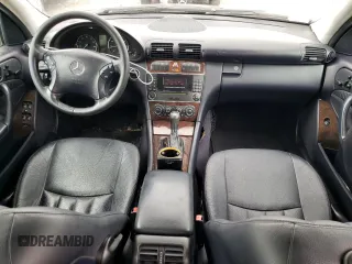 2005 Mercedes-Benz C 320 with VIN WDBRF64J75F631696, listed as a Copart auction lot 72349934 with 185,055 mi miles and Salvage Title. Bid and sale history available at DreamBid. Image 8.