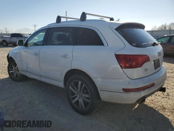 2014 Audi Q7 Premium Plus with VIN WA1LMAFEXED006523, listed as a Copart auction lot 42935455 with 147,272 mi miles and Salvage title. Bid and sale history available at DreamBid. Image 2.