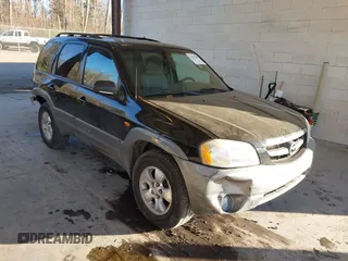 2002 Mazda Tribute LX with VIN 4F2CU08172KM58561, listed as a IAAI auction lot 41435407 with 141,908 mi miles and . Bid and sale history available at carsss.com. Image 1.