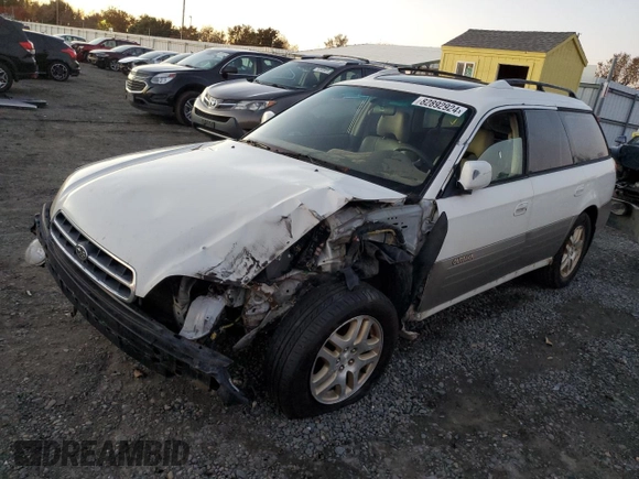 2000 Subaru Legacy Outback Limited with VIN 4S3BH6865Y7659871, listed as a Copart auction lot 82892924 with Not provided miles and Salvage title. Bid and sale history available at DreamBid. Image 1.