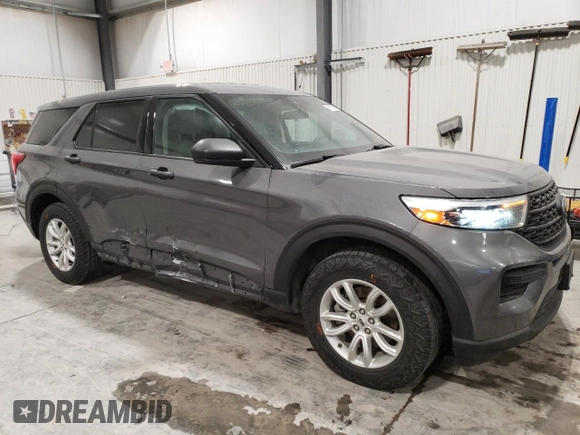 2021 Ford Explorer with VIN 1FMSK8BH9MGA15836, listed as a Copart auction lot 89167255 with 112,345 mi miles and Salvage Title. Bid and sale history available at carsss.com. Image 4.