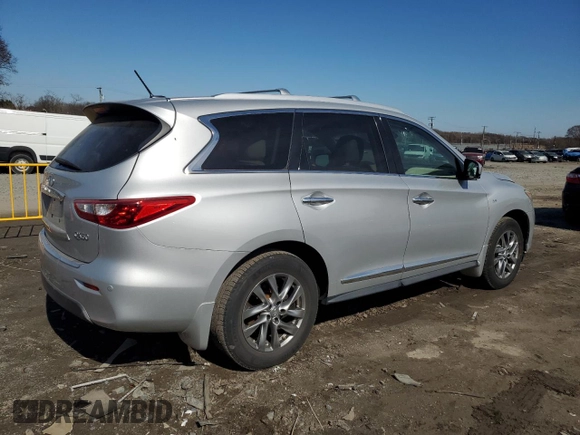 2015 Infiniti QX60 with VIN 5N1AL0MM0FC515754, listed as a Copart auction lot 48455105 with 95,431 mi miles and Salvage title. Bid and sale history available at DreamBid. Image 3.